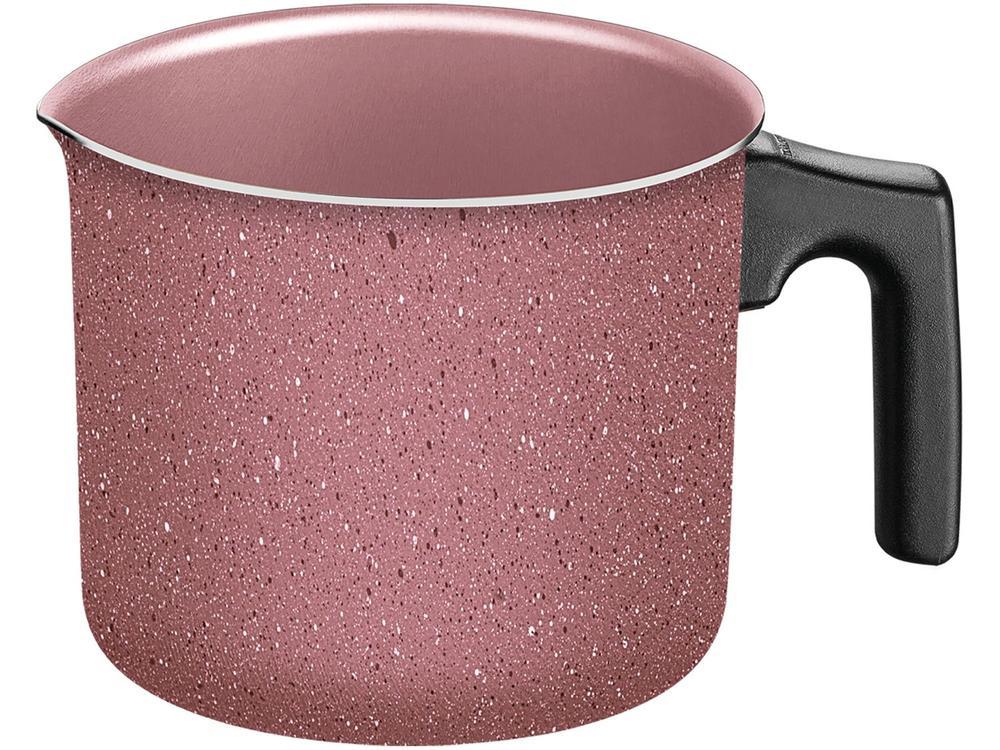 Jogo de Panelas Tramontina de Alumínio Rosa 5 Peças Linz - 4