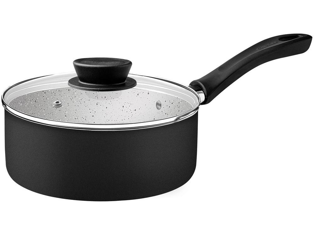 Jogo de Panelas Tramontina de Alumínio Preta 7 Peças Linz - 8