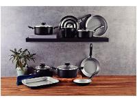 Jogo de Panelas Tramontina de Alumínio Preta 10 Peças Linz - 2