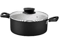 Jogo de Panelas Tramontina de Alumínio Preta 10 Peças Linz