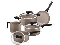 Jogo de Panelas Tramontina de Alumínio Amêndoa 5 Peças Milazzo - 3