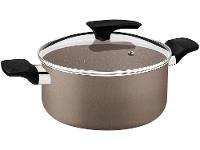 Jogo de Panelas Tramontina de Alumínio Amêndoa 5 Peças Milazzo - 6