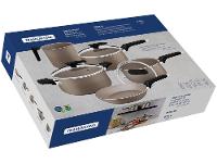 Jogo de Panelas Tramontina de Alumínio Amêndoa 5 Peças Milazzo - 9