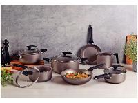 Jogo de Panelas Tramontina de Alumínio Amêndoa 7 Peças Milazzo - 2