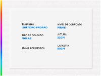 Colchão Solteiro Plumatex Colchões de Molas Ensacadas 22x88x188cm Alfa Maxx - 3