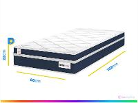 Colchão Solteiro Plumatex Colchões de Molas Ensacadas 22x88x188cm Alfa Maxx
