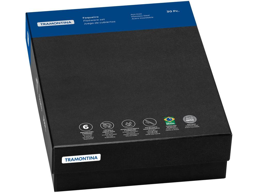 Faqueiro Tramontina Inox 30 Peças para Sobremesa Zurique - 4