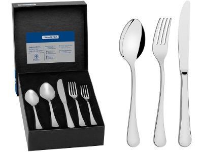 Faqueiro Tramontina Inox 30 Peças para Sobremesa Zurique