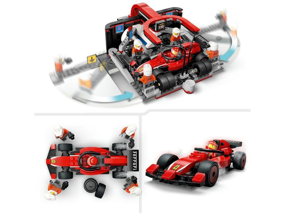LEGO Pit Stop e Equipe de Box de F1 com Carro da  - 5