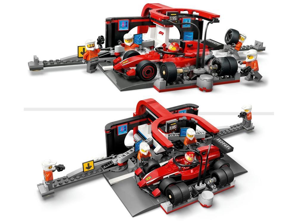 LEGO Pit Stop e Equipe de Box de F1 com Carro da  - 6