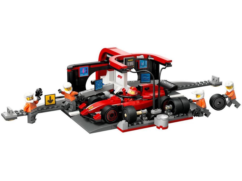 LEGO Pit Stop e Equipe de Box de F1 com Carro da  - 8