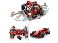 LEGO Pit Stop e Equipe de Box de F1 com Carro da  - 5