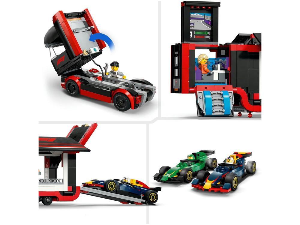 LEGO Caminhão de F1 com Carros de F1 RB20 e AMR24 - 5