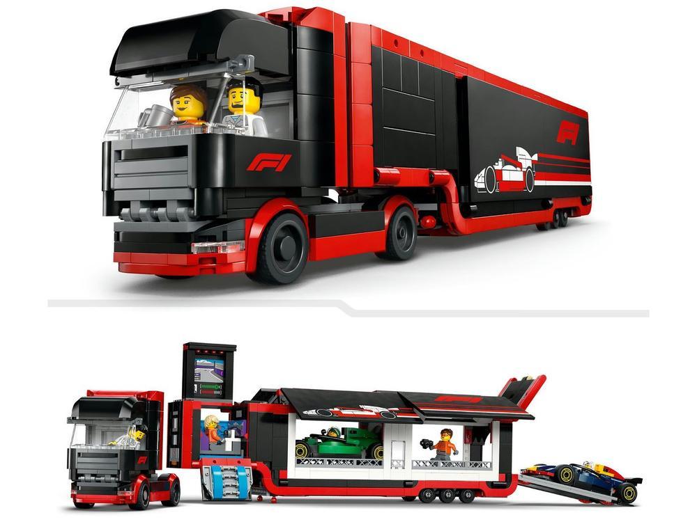 LEGO Caminhão de F1 com Carros de F1 RB20 e AMR24 - 6