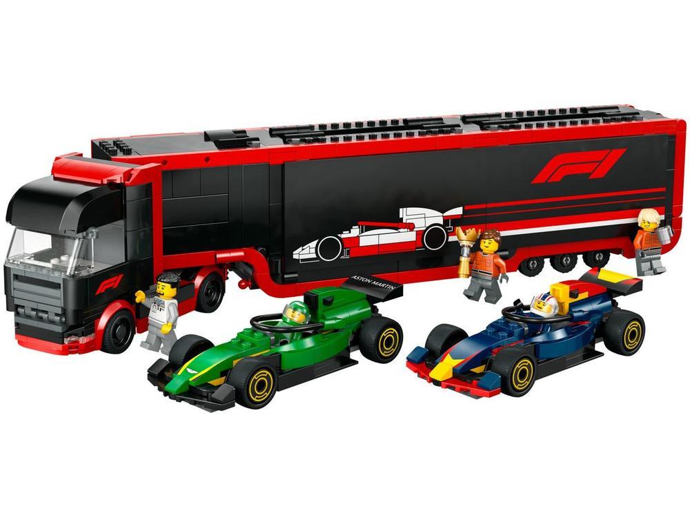 LEGO Caminhão de F1 com Carros de F1 RB20 e AMR24 - 8
