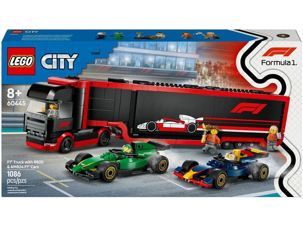 LEGO Caminhão de F1 com Carros de F1 RB20 e AMR24 - 9