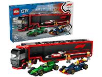 LEGO Caminhão de F1 com Carros de F1 RB20 e AMR24 - 1
