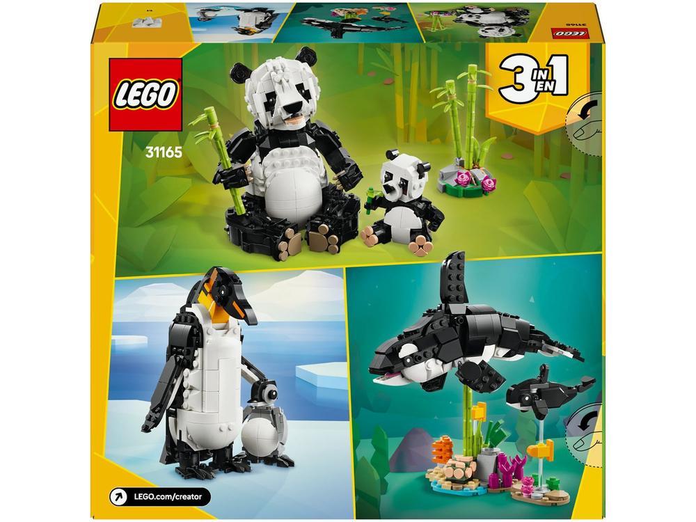LEGO Animais Selvagens: Família de Pandas 3 em 1 - 9