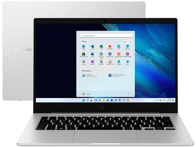 Notebook Samsung Galaxy Book Go Snapdragon 7c Kryo 468 Octa-core 4GB RAM 128GB 14" Full HD Windows 11 NP340XLA-K07BR