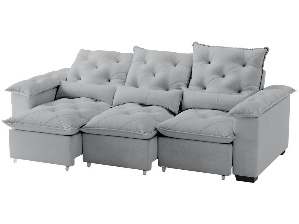 Sofá 4 Lugares Retrátil Prime Império Sol Colchões e Estofados - 1