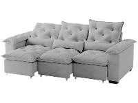 Sofá 4 Lugares Retrátil Prime Império Sol Colchões e Estofados - 1