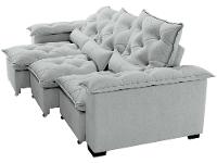 Sofá 4 Lugares Retrátil Prime Império Sol Colchões e Estofados - 3