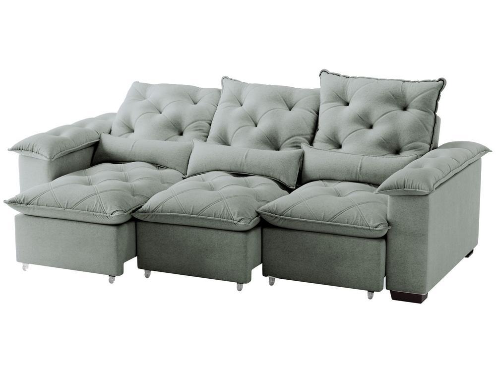 Sofá 4 Lugares Retrátil Prime Império Sol Colchões e Estofados - 1