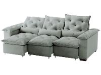 Sofá 4 Lugares Retrátil Prime Império Sol Colchões e Estofados - 1