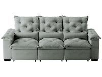 Sofá 4 Lugares Retrátil Prime Império Sol Colchões e Estofados - 2