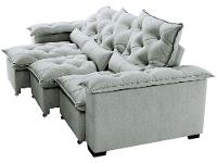 Sofá 4 Lugares Retrátil Prime Império Sol Colchões e Estofados - 3