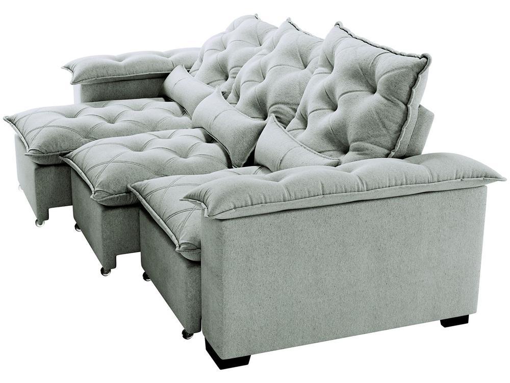 Sofá 5 Lugares Retrátil Prime Império Sol Colchões e Estofados - 3