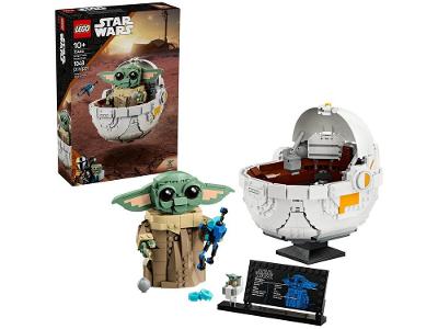LEGO O Mandaloriano Grogu com Berço Voador