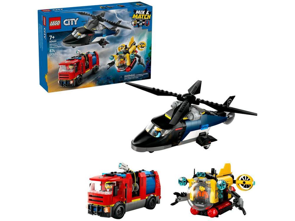 LEGO Remix de Helicóptero, Caminhão dos Bombeiros  - 1