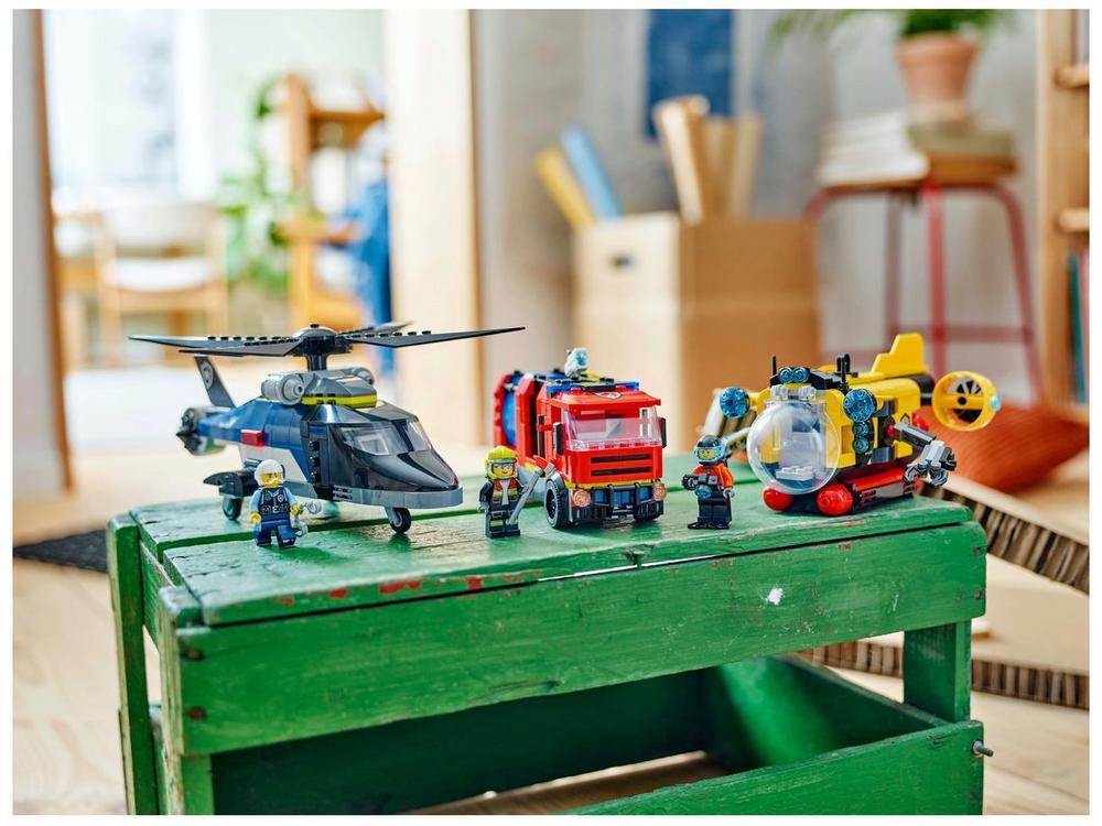 LEGO Remix de Helicóptero, Caminhão dos Bombeiros  - 4