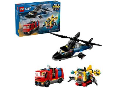 LEGO Remix de Helicóptero, Caminhão dos Bombeiros 