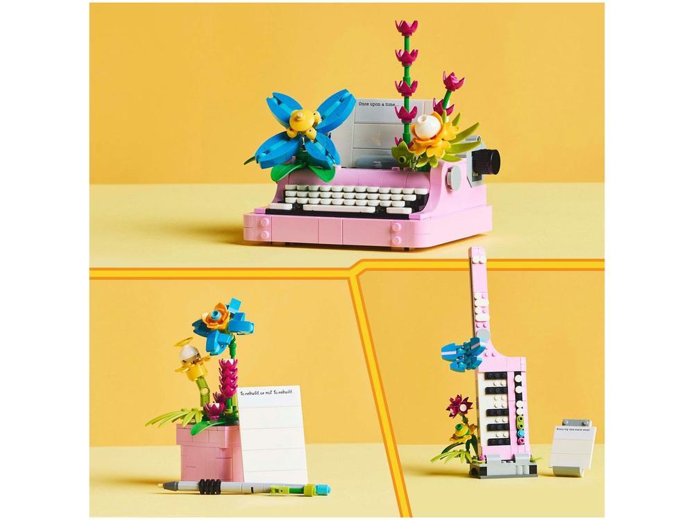 LEGO Máquina de Escrever com Flores 3 em 1 - 4