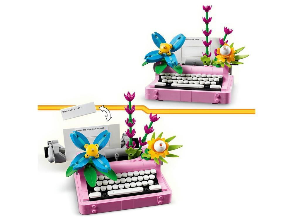 LEGO Máquina de Escrever com Flores 3 em 1 - 6