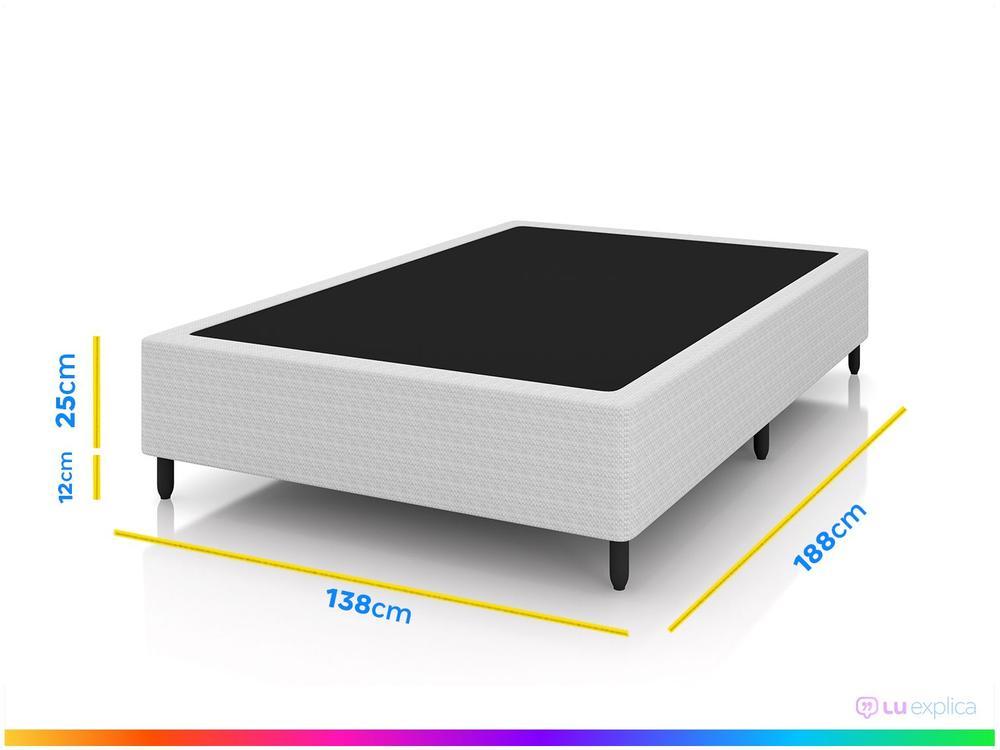 Base Cama Box Casal Plumatex Colchões 37x138x188cm Turim Maxx - 3