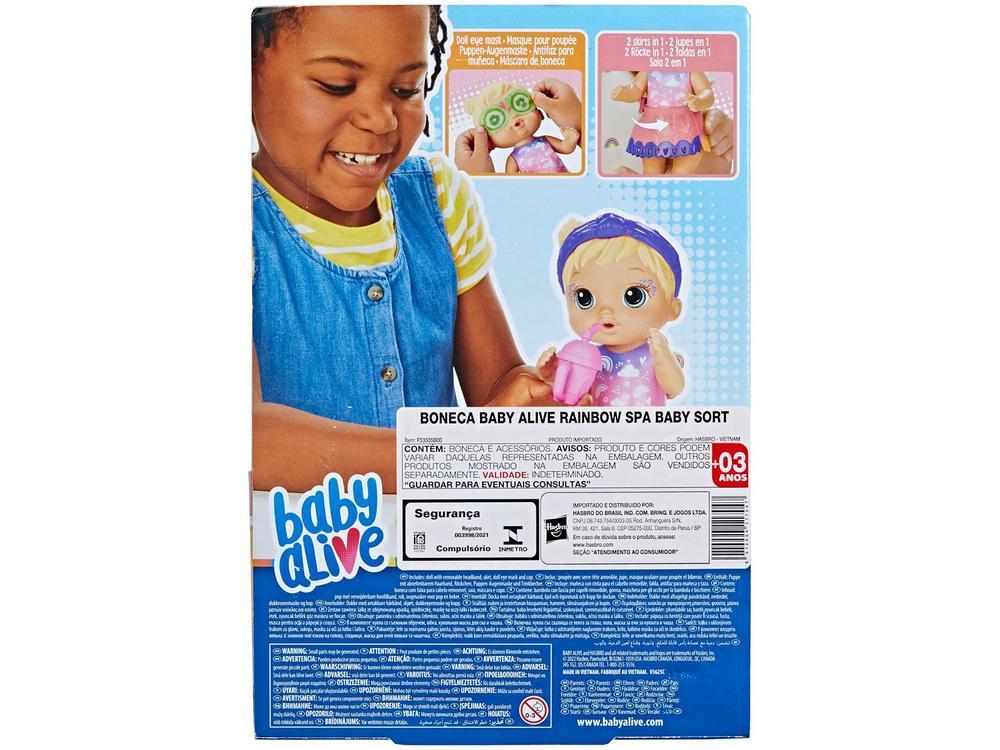 Boneca Baby Alive Rainbow Dia de Spa  - 4