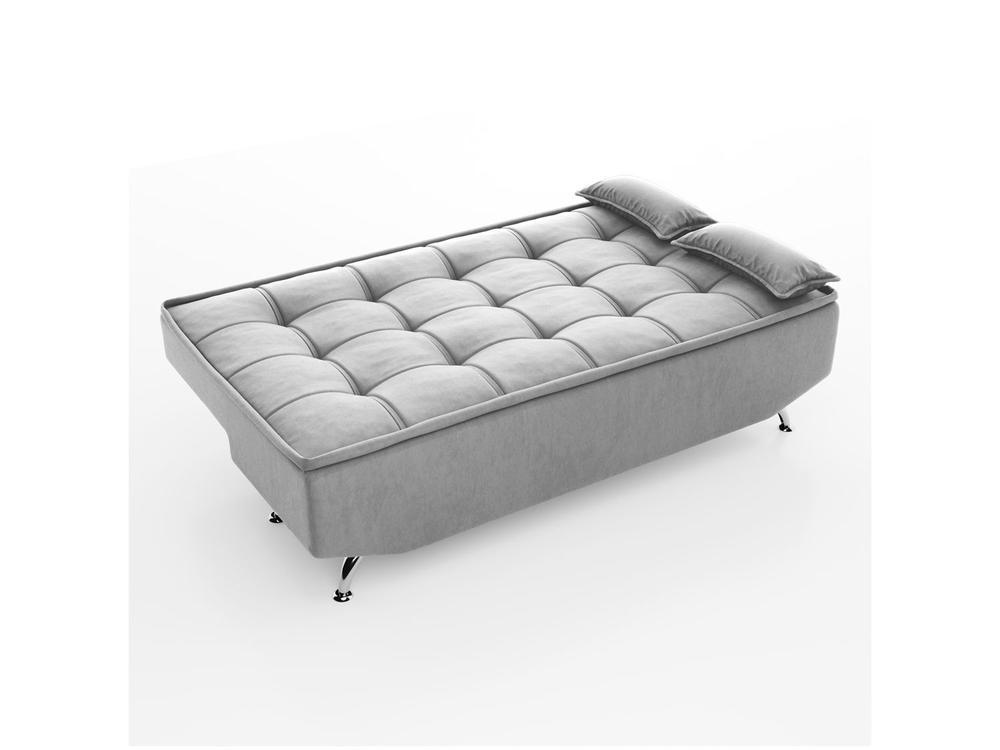 Sofá 2 Lugares Retrátil Reclinável de Veludo Select Pérola Sol Colchões e Estofados - 2