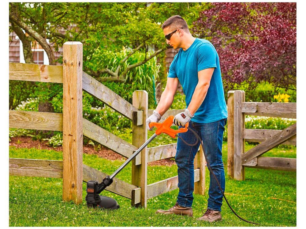 Aparador de Grama Elétrico Black+Decker 1000W - 2