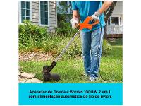 Aparador de Grama Elétrico Black+Decker 1000W - 8