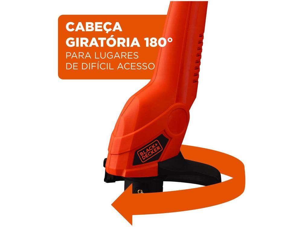 Aparador de Grama Elétrico Black+Decker 500W - 5