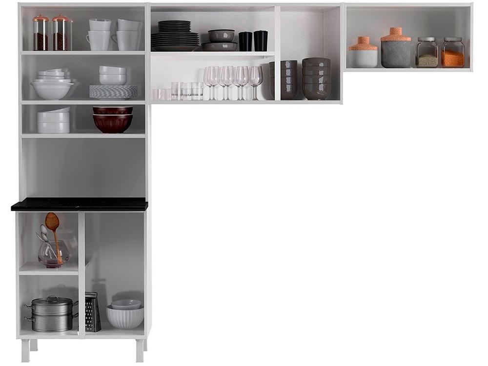 Balcão de Cozinha Telasul Aço 3 Portas 2 Gavetas Ágata - 7