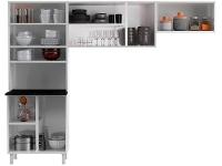 Balcão de Cozinha Telasul Aço 3 Portas 2 Gavetas Ágata - 7