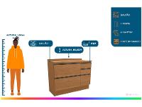 Balcão de Cozinha com Tampo Kappesberg Maxxi - 2