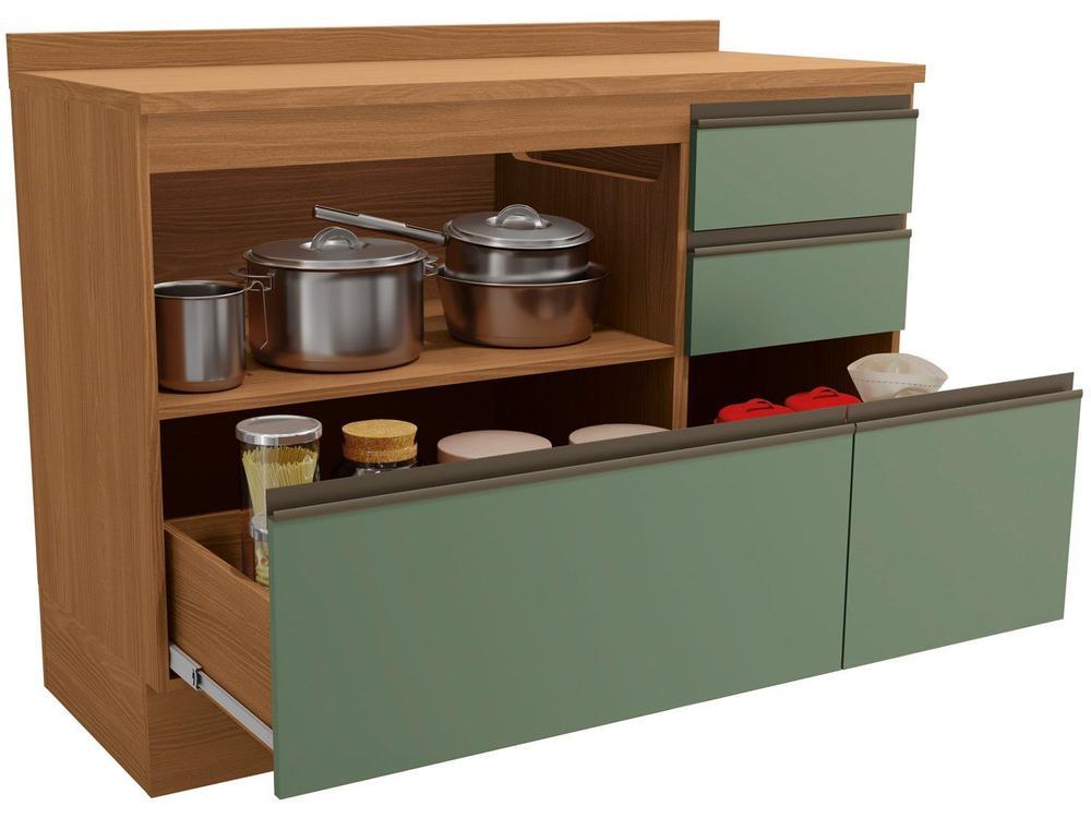 Balcão de Cozinha com Tampo Kappesberg 4 Gavetas Maxxi - 4