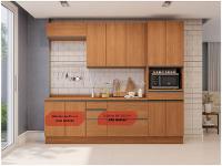 Armário de Cozinha Compacta Kappesberg Maxxi 8 Portas 1 Gaveta - 1