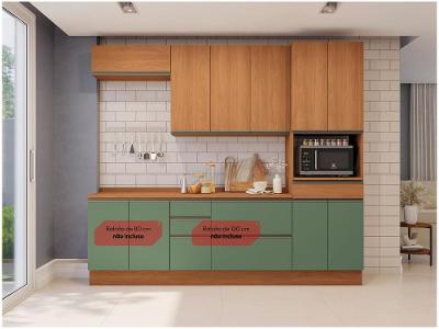 Armário de Cozinha Compacta Kappesberg Maxxi 8 Portas 1 Gaveta