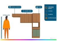 Armário de Cozinha Compacta Kappesberg Maxxi 8 Portas 1 Gaveta - 2